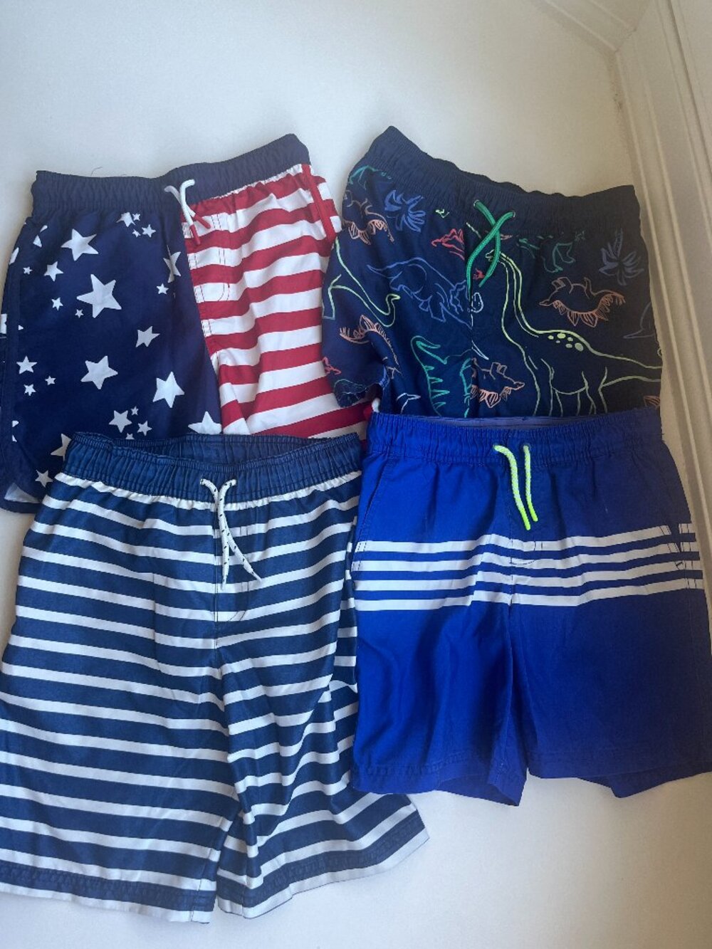 Boys Swim Trunk Bundle, Size 8